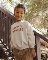 Relaxed Sweatshirt || Santa's Favorite by Rylee + Cru