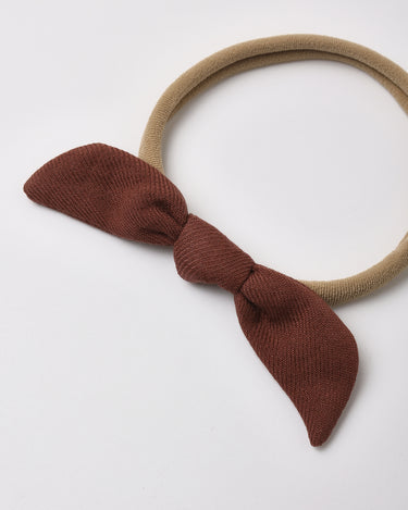 Little Knot Headband || Black Cherry by Quincy Mae