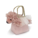 Pink Paris Poodle Plush Toy In Purse by Mon Ami