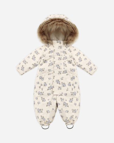 Ski Snowsuit || Blue Floral by Rylee + Cru