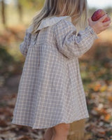Callie Dress Blue Gingham by Quincy Mae