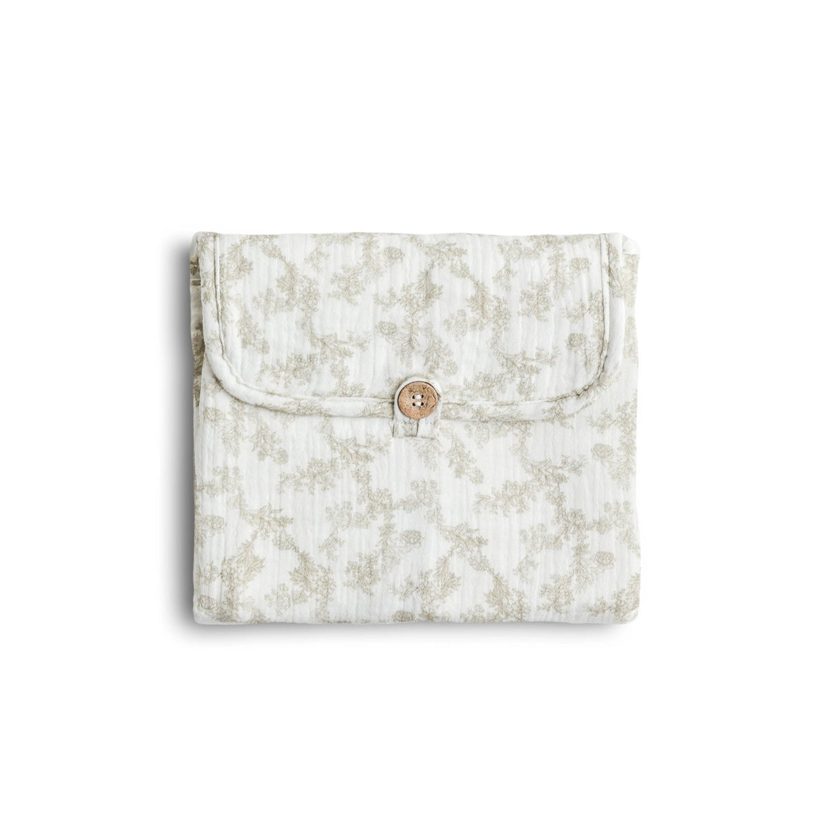 Soft & Secure Baby Changing Pad: Floral Nude by Cherubin Chic