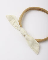 Little Knot Headband || Ivory by Rylee + Cru