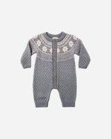 Fair Isle Romper || Slate by Rylee + Cru