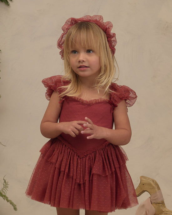 Gathered Headband || Ruby by Noralee
