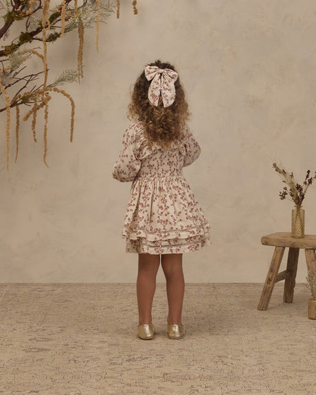 Everly Bow || Floral Toile by Noralee