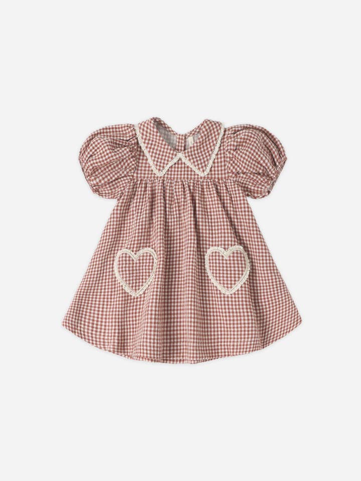 Coraline Dress || Red Gingham by Quincy Mae