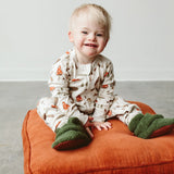 Sherpa Baby Stay-On Boots - Spruce by goumikids