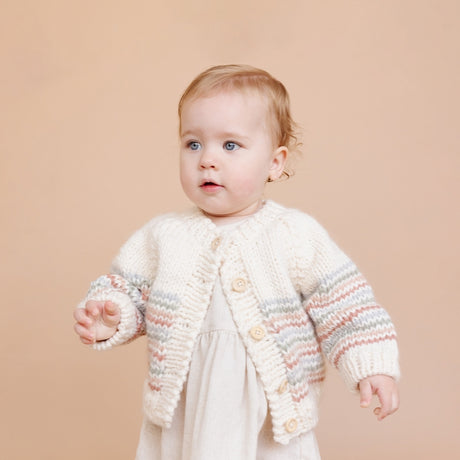 Stripe Cardigan Pastel by The Blueberry Hill