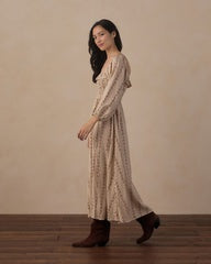 Women's Magnolia Dress || Floral Stripe by Rylee