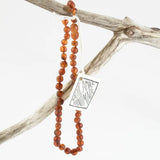 Raw Cognac Amber Necklace by CanyonLeaf