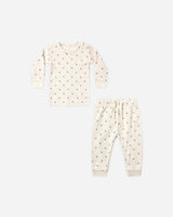 Waffle Top + Pant Set || Fall Ditsy by Quincy Mae
