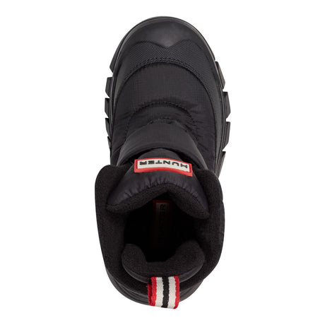 Little Kids Igloo Lug Sole Insulated Waterproof Snow Boots- Black by Hunter Boots