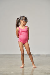 Girls Swimsuit - Pink by Little Bipsy