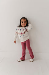 Flare Pants in Mesa Rose by Babysprouts