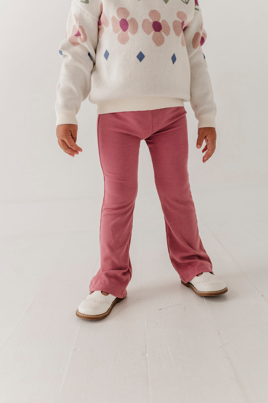 Flare Pants in Mesa Rose by Babysprouts