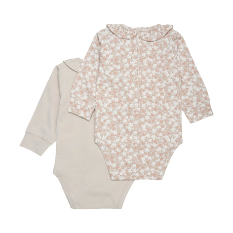 Long Sleeve Bodysuit in Misty Rose by Fixoni