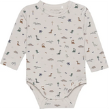 Long Sleeve Bodysuit in Dino by Fixoni