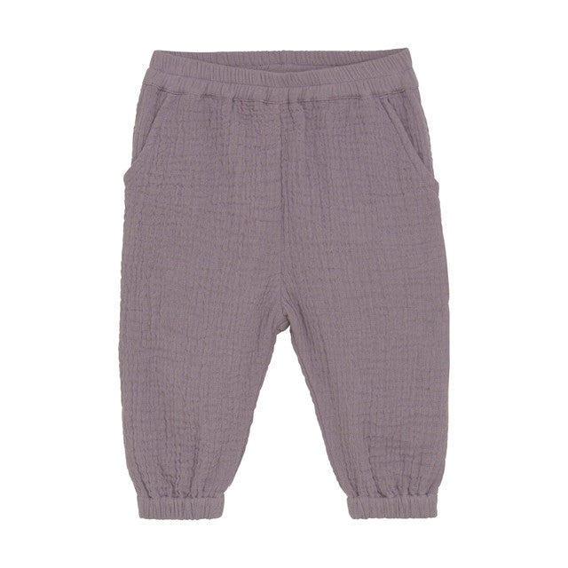 Infant Girl Pants Woven W. Lining- Elderberry by Fixoni