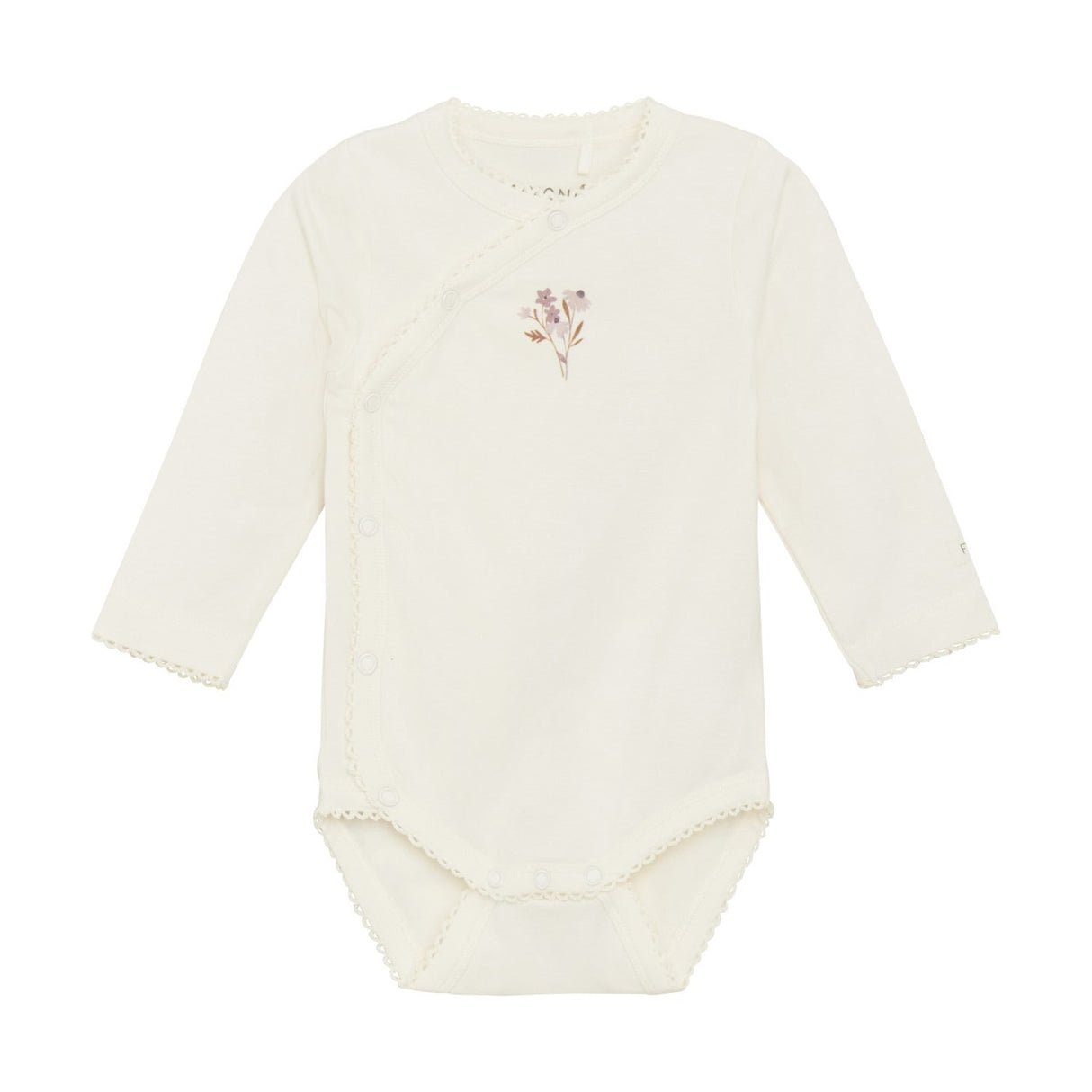 L/S Wrap Bodysuit- Eggnog by Fixoni