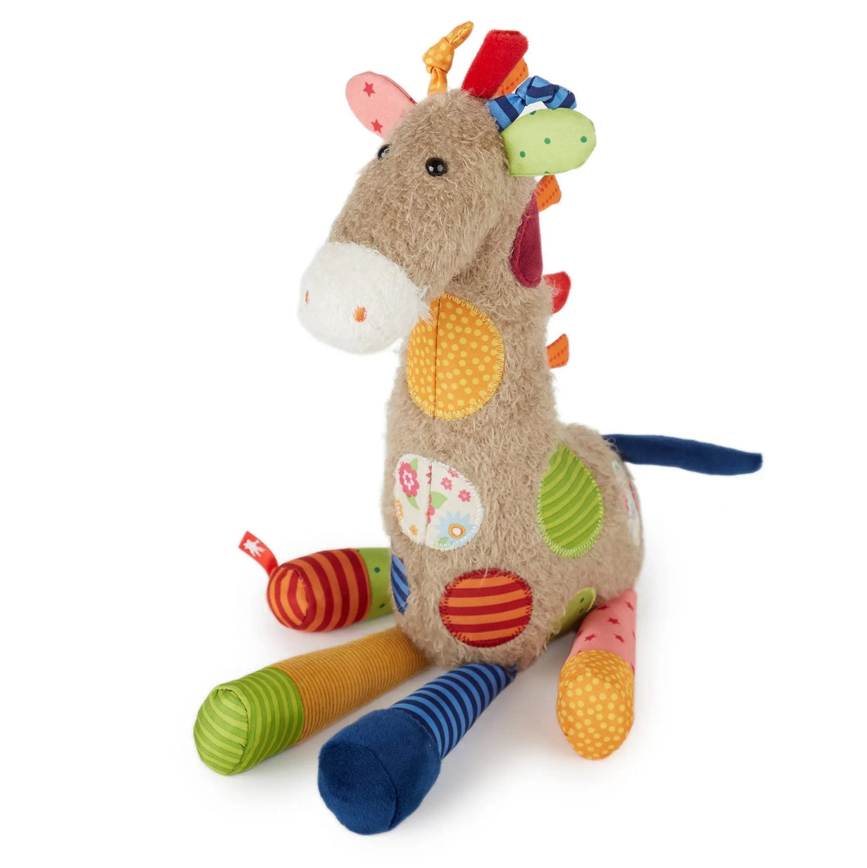 Patchwork Giraffe Plush Toy by sigikid
