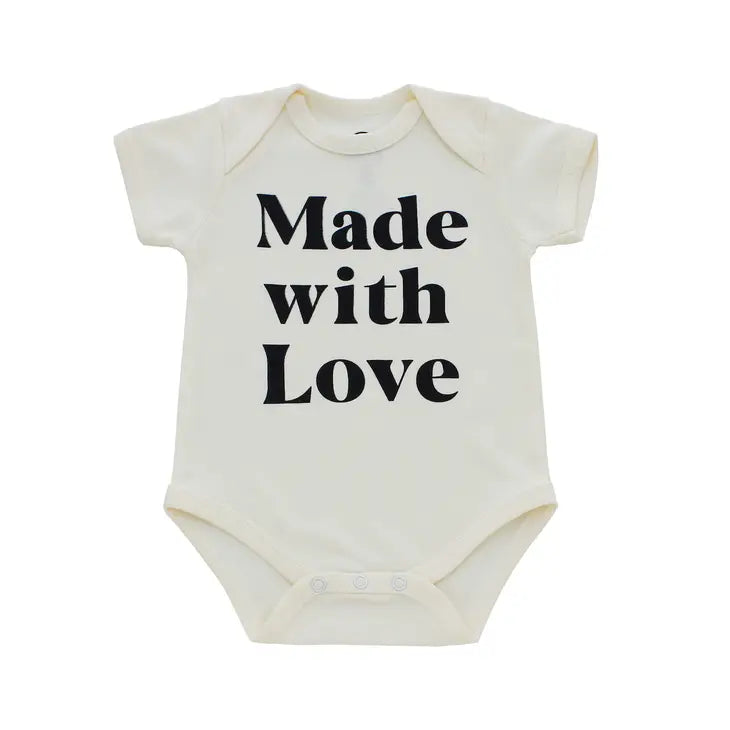 Made with Love Baby Onesie Newborn Baby Gift Gender Neutral by Emerson and Friends