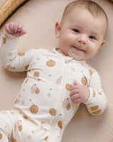 Bamboo Zip Footie || Harvest Friends by Quincy Mae