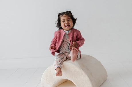 Knit Cardigan- Pink by Babysprouts