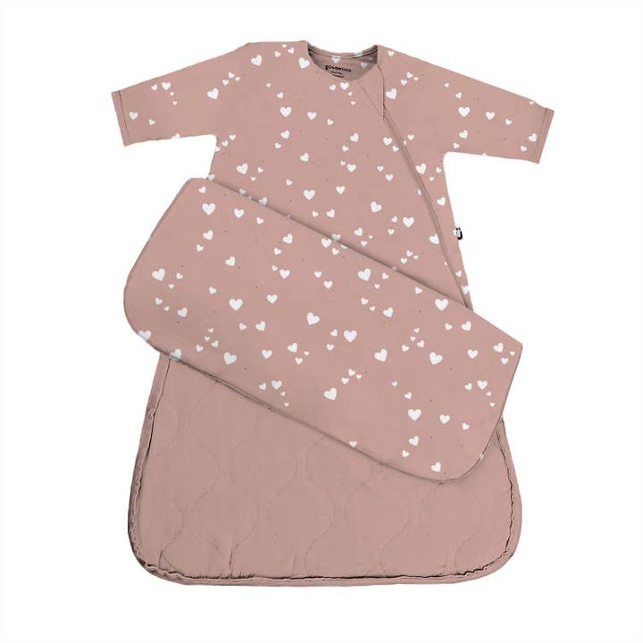 2.5 TOG Long Sleeve Sleep Sack- Hearts by Gunamuna
