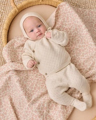 Woven Swaddle || Pink Blossom by Quincy Mae