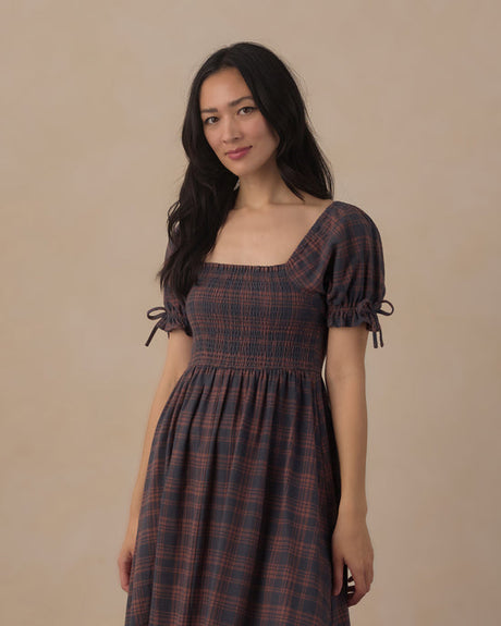 Women's Dallas Dress || Midnight Plaid by Rylee + Cru
