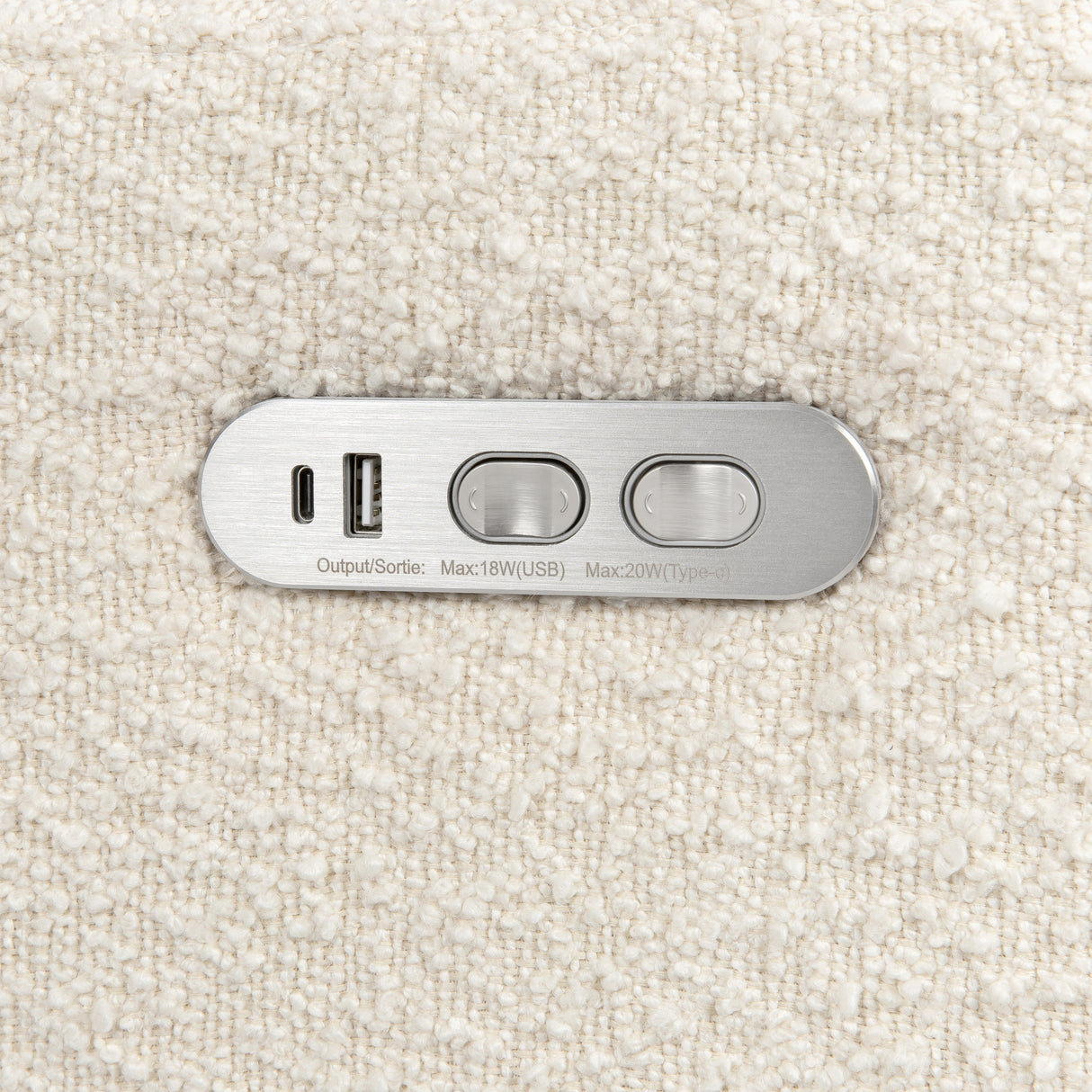 Babyletto Kiwi Plus Power Recliner and Swivel Glider with Power Adjustable Headrest and USB Port