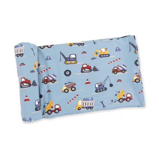 Swaddle Blanket- Crayon Construction by Angel Dear