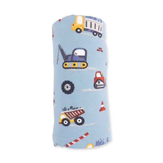 Swaddle Blanket- Crayon Construction by Angel Dear