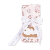 Swaddle Blanket- Cowgirl Boots and Bows by Angel Dear