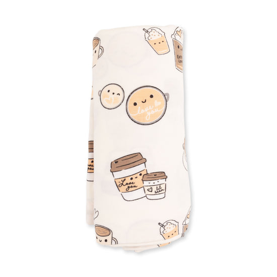 Swaddle Blanket- Love You A Latte by Angel Dear