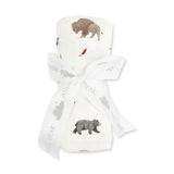 Swaddle Blanket- Northern Woodland Animals by Angel Dear