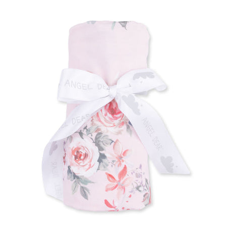 Swaddle Blanket- Painterly Rose Bouquets by Angel Dear