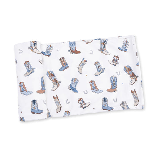 Swaddle Blanket- Buckaroo Boots by Angel Dear