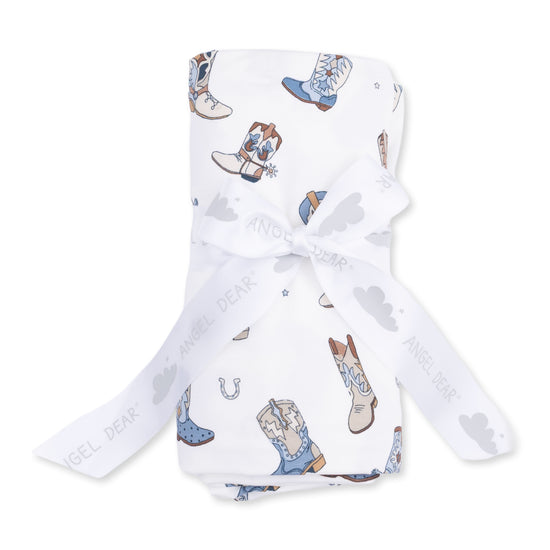 Swaddle Blanket- Buckaroo Boots by Angel Dear