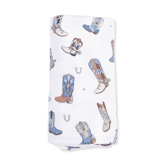 Swaddle Blanket- Buckaroo Boots by Angel Dear