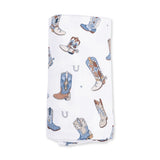 Swaddle Blanket- Buckaroo Boots by Angel Dear