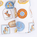 Swaddle Blanket- Rodeo Patches Uni by Angel Dear