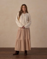 Women's Fuzzy Cardigan || Natural by Rylee + Cru
