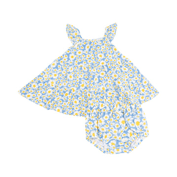 Twirly Sundress & Diaper Cover - Shasta Daisy by Angel Dear