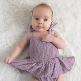 Tutu Bubble - Dusty Lavender Solid Muslin by Angel Dear