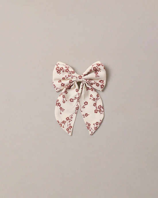 Everly Bow || Floral Toile by Noralee