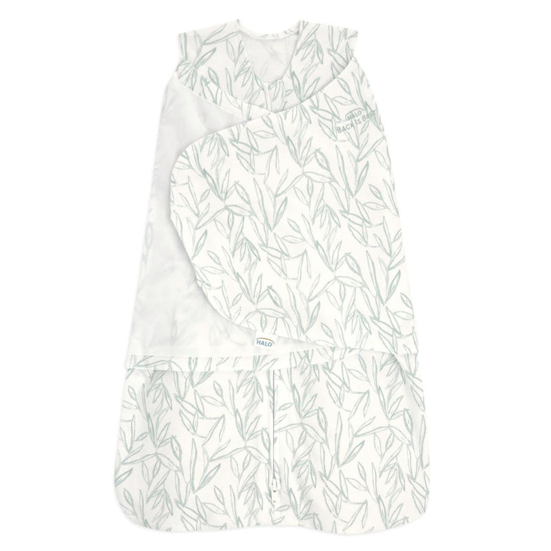 Swaddle 100% Cotton TOG 1.5- Green Leaves by Halo