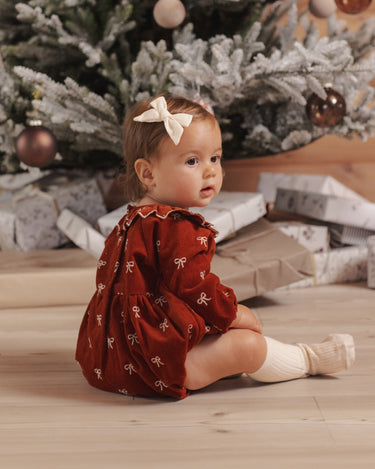 Freya Romper || Bows by Rylee + Cru
