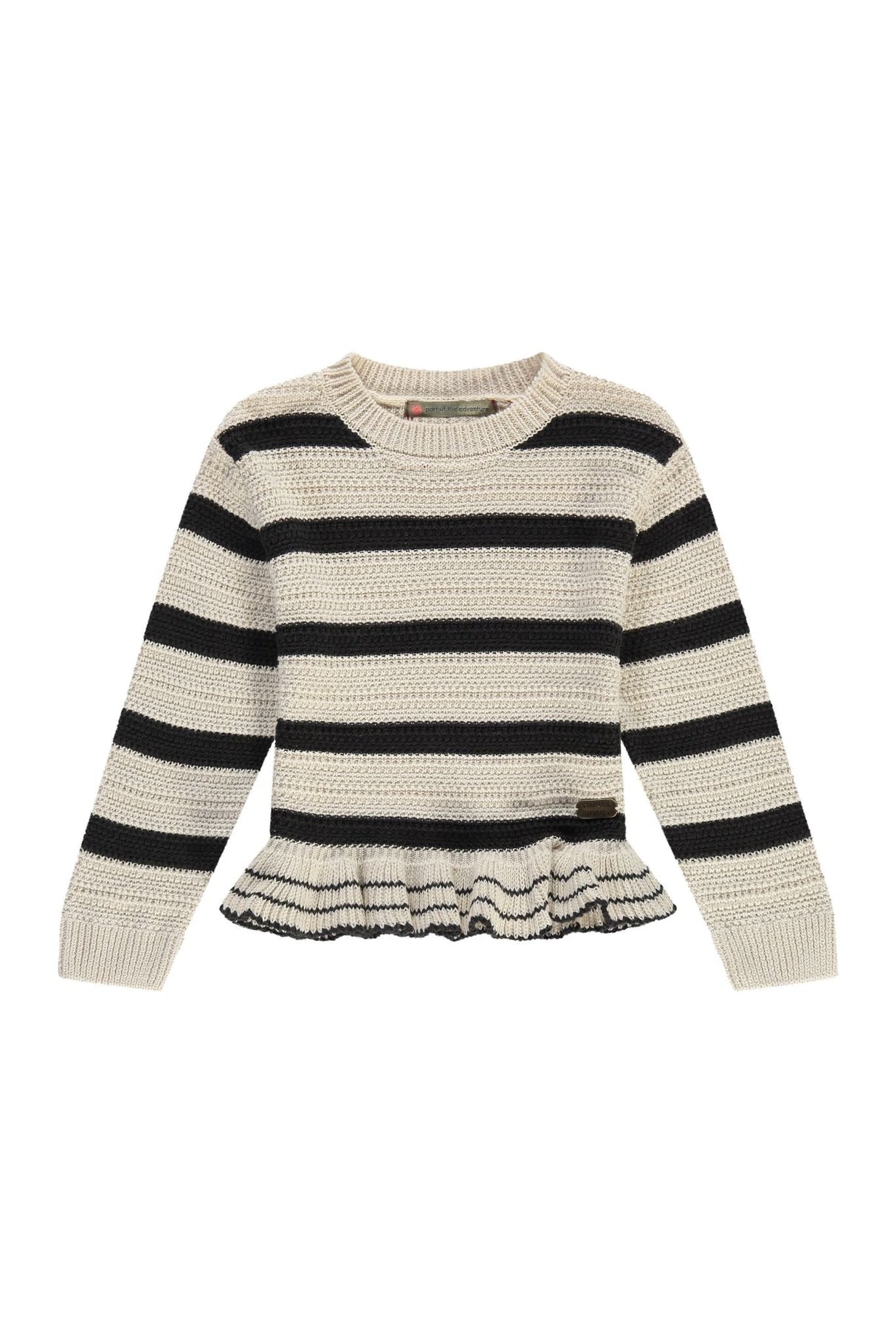 Girl's Stripe Pullover Sweater by Stains and Stories